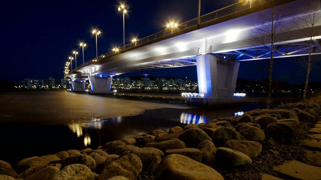 The city of Jyväskylä, Finland (pictured) leads LUCI’s working group on light pollution.