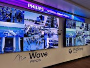 144 Philips Unite LED 6395 (27BDL6395L) and the 75” Philips Signage 3000 Series (Q-Line) display (75BDL3650Q)