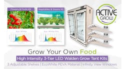 Active Grow Led High Intensity 3 Tier Led Walden Grow Tent Kits Ledm