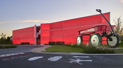 Acclaim Lighting bathes iconic Radio Flyer facility with colorful LED facade lighting